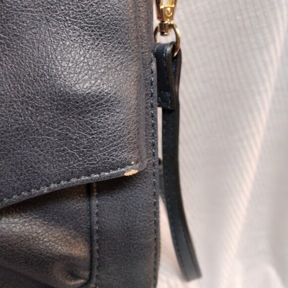 Moda Luxe Ela Foldover Crossbody Bag - Navy - Picture 14 of 14